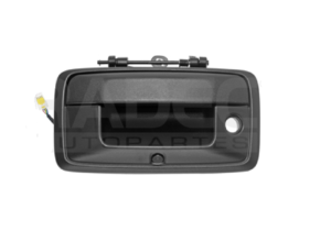 012-0643-17 MANIJA TAPA CV PICK UP/CHEYENNE/SILVERADO GM SIERRA 14-15 CON HOYO PARA LLAVE CON CAMARA INTEGRADA CORRUGADA NEGRA
