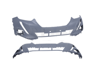 203-2417-00 FASCIA DELANTERA PG 2008 22-23 P/PINTAR C/HOYO P/SENSOR ALLURE L4 4 CILINDROS 1.2L 5 PUERTAS