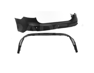 203-3137-03 FASCIA TRASERA VW VIRTUS 23 HIGHLINE/COMFORTLINE/TRENDLINE L4 4 CILINDROS 1.6L 4 PUERTAS ORIGINAL