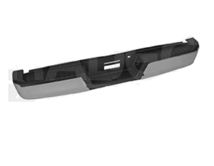 206-1215-26 DEFENSA TRASERA FD F-150 21-23 CROMADA COMPLETA POWERBOOST/LARIAT/XL V6/V8 6/8 CILINDROS 3.5/5.0L 2/4 PUERTAS