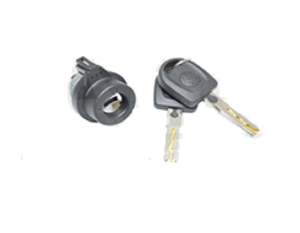 223-3125-00 CILINDRO IGNICION VW AMAROK 11-19/BORA 05-10/JETTA BICENTENARIO 11-18/TIGUAN 09-17/TOUAREG 02-10  PARA CHIP 2 PINS METAL NEGRO MANIJAUTO