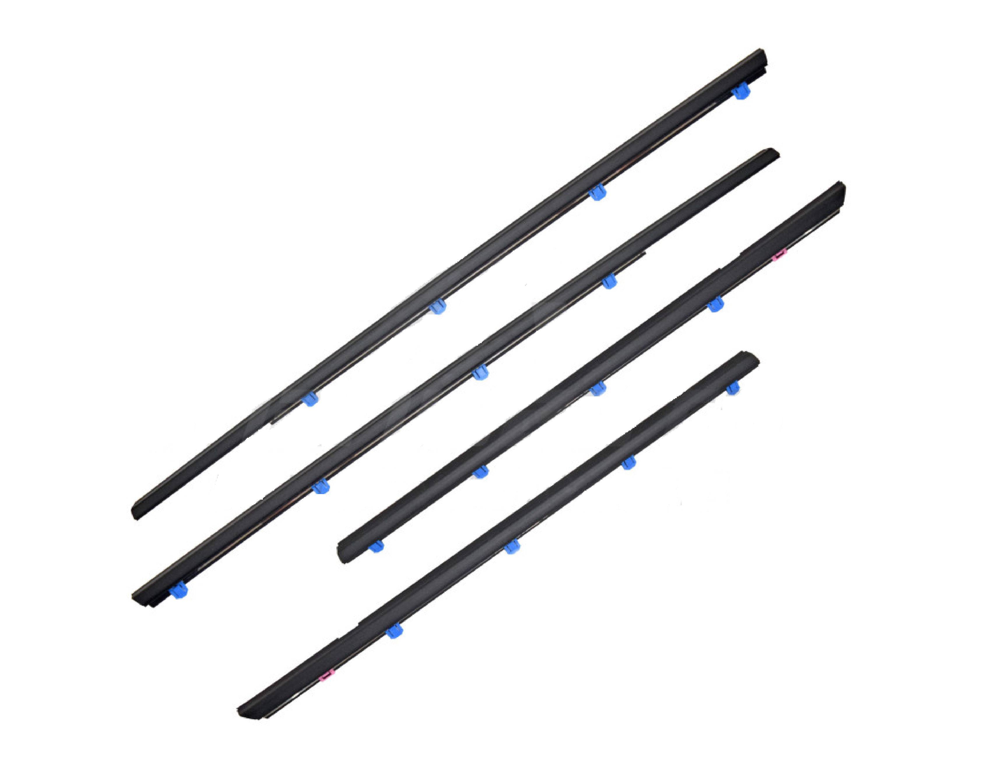 75622 MOLDURA BOTAGUA HD CIVIC 4P SEDAN 12-15 JUEGO 4 PIEZAS NEGRA DELANTERA/TRASERA DERECHA/IZQUIERDA