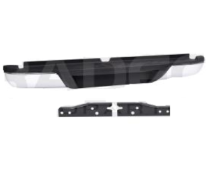 DTNPU16C DEFENSA TRAS NISSAN PU NP300 16-20 CROMADA ESCALON C/BRAZOS  220401