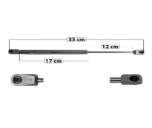 004-1214-14 AMORTIGUADOR COFRE FD EXPLORER 02-05 DER/IZQ MNJ