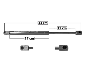004-1214-15 AMORTIGUADOR COFRE FD EXPLORER 06-10 DER/IZQ MNJ