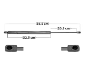 004-1214-20 AMORTIGUADOR 5TA PUERTA FD EXPLORER 91-01 DER/IZQ MNJ