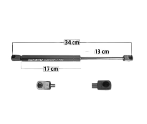 004-1223-02 AMORTIGUADOR COFRE FD GRAND MARQUIS/CROWN VICTORIA 98-02/MARAUDER 03-04 DER/IZQ MNJ