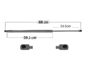 004-1305-04 AMORTIGUADOR 5TA PUERTA HD ODYSSEY 99-04 DER/IZQ MNJ