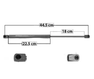 004-1209-07 AMORTIGUADOR VIDRIO 5TA PUERTA FD ESCAPE 08-12 DER/IZQ MNJ