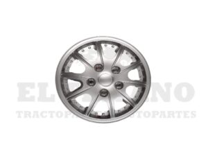 TAR38 TAPA RIN UNIVERSAL RIN 13" (POLVERA) JGO 4 PZS GRIS