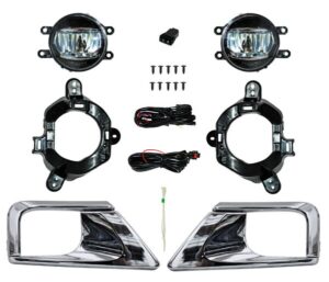 TY908-LED-3 FARO NIEBLA LAND CRUISER 16  LED C/PARRILLA CROM JGO 352