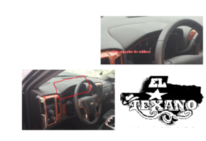 VIT22 VISTA DE MARCADORES SUPERIOR CHEV 07-13 FIBRA N-NAC