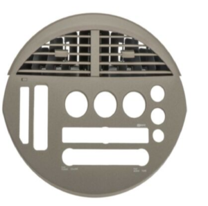 VIT28 VISTA DE STEREO Y DE INSTRUMENTOS C/REJILLA AA NISSAN QUEST 04-05 BEIGE PLASTICO