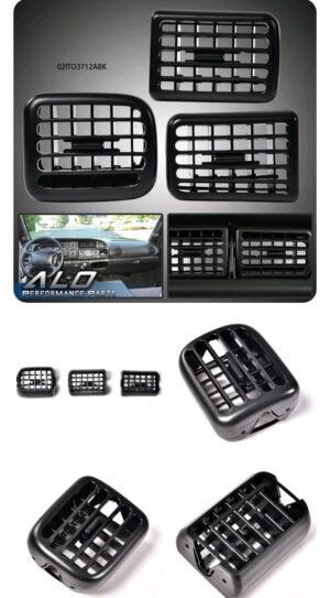 VIT33 REJILLAS AIRE ACONDICIONADO DODGE RAM 98-02 PLASTICO (JGO 3 PZS)