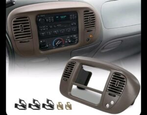 VIT34 VISTA DE STEREO FORD F150/LOBO 97-03 CAFÉ PLASTICO COMPLETA