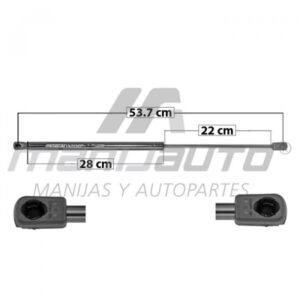 50841 AMORTIGUADOR 5TA PUERTA VW POLO 17-19  53.7 CM 28 CM 22 CM ENTRADA TIPO 9 ENTRADA 2 TIPO 9 73.06 86.55 6892 DERECHO/IZQUIERDO