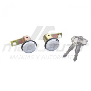 70083 CILINDRO PARA PUERTA DS 620 73-80  CON LLAVE JUEGO CROMADO