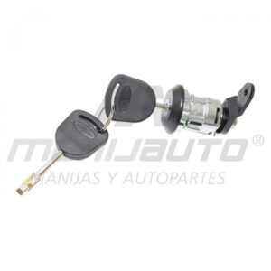 70503 CILINDRO PARA PUERTA FD COURIER 01-12/IKON 01-07/KA 01-08/FIESTA 97-02  CON LLAVE 1 PIEZA METAL TIPO ORIGINAL DELANTERA IZQUIERDA