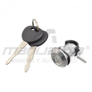 70479 CILINDRO PARA PUERTA DG H100 02-05  CON LLAVE 1 PIEZA METAL CROMO TIPO ORIGINAL DELANTERA IZQUIERDA
