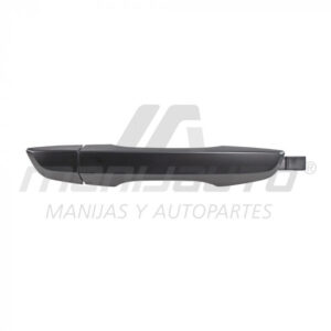 107604 MANIJA EXTERIOR HD CIVIC 4P SEDAN 16-21  SIN SENSOR LISA NEGRA PLASTICO HUSHAN TRASERA DERECHA