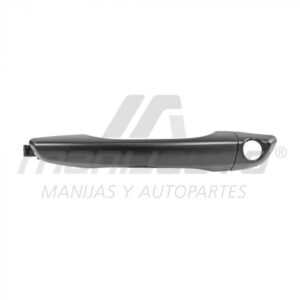 107621 MANIJA EXTERIOR HY ELANTRA 17-20  CON HOYO PARA LLAVE SIN SENSOR LISA NEGRA PLASTICO HUSHAN DELANTERA IZQUIERDA