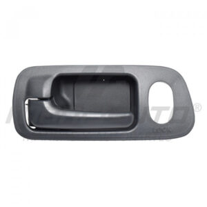105369 MANIJA INTERIOR HD CIVIC 2P COUPE 01-05  CON HOYO PARA SEGURO NEGRO PLASTICO DELANTERA IZQUIERDA
