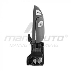 107332 MANIJA INTERIOR FT UNO 10-20/PALIO 06-20/MOBI 15-20/IDEA 03-07  DG VISION/RAM 700 15-20  CORRUGADA GRIS PLASTICO APERTURA DE CAJUELA Y TAPA GASOLINA