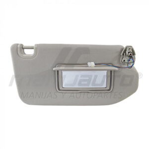 107672 VISERA NS PATHFINDER 13-17  1 PIEZA CON ESPEJO CON LUZ BEIGE TELA TIPO ORIGINAL DELANTERA DERECHA