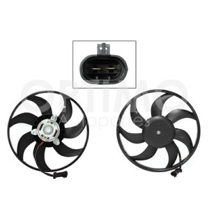MOV99 MOTOVENTILADOR GM CORSA 03-08 2 PINES S/TOLVA RAD C/MOTOR Y ASPAS