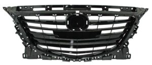 PARA852 PARRILLA MAZDA 3 14-16 2.5L INSERTO S/MOLDURAS NEGRO BRILLANTE