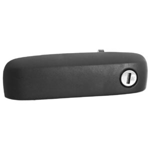 012-0916-83 MANIJA EXTERIOR DG RAM 17-20 PROMASTER RAPID CON CILINDRO Y LLAVES 1 PIEZA CORRUGADA NEGRA PLASTICO DELANTERA IZQ