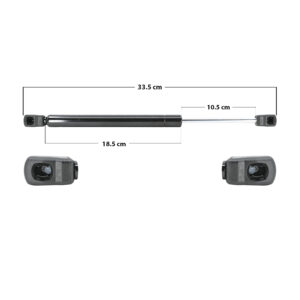 50970 AMORTIGUADOR 5TA PUERTA RN KWID 19-25 MANUAL 33.5 18.5 10.5 GENERICA BRA DERECHO/IZQUIERDO TRASERA 5TA PUERTA