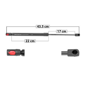 51121 AMORTIGUADOR COFRE MC CLASE-C C180 14-19/ MC CLASE-C C200 14-20/ MC CLASE-C C250 14-18/ MC CLASE-C C300 14-21/ MC CLASE-C C350 2014/ MC CLASE-C C350E 16-18/ MC CLASE-C C400 2015/ MC CLASE-E E200 17-22/ MC CLASE-E E250 17-19/ MC CLASE-E E300 17-22/ MC CLASE-E E400 17-18/ MC CLASE-E E350 20-22/ 43.5 2