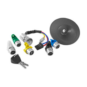 71441 SET DE CILINDROS RN KANGOO 07-17 CON LLAVE PUERTA/CAJUELA/ENCENDIDO/PUERTA CORREDIZA/GASOLINA METAL 12 V CC CHN CHIN MANIJAUTO