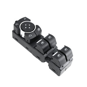 71534 CONTROL ELECTRICO FD F-150 15-20/ FD LOBO 15-20/ DE ELEVADOR 8 PINS 5 TECLAS NEGRO FILO CROMADO PARA ESPEJOS AUTOABATIBLES FL3T-14B133-AHW 12 V CC CHIN MANIJAUTO IZQUIERDO DELANTERA