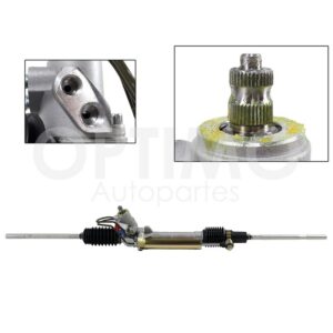 DMNP0201 CREMALLERA PEUGEOT PARTNER 1.6L  04-12 HID C/BIEL S/TER C/AMORTIGUADOR P/TUBO A ROSCA (PG-306 1.8L-2.0L 99-02)