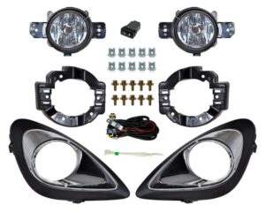 FANA464 FARO NIEBLA NISSAN MARCH 14-20 C/REJILLAS JGO COMPLETO