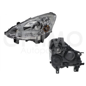 FFNP0212 FARO PEUGEOT PARTNER MAXI/TEPEE 13-15 ZQ FONDO CROMADO C/MOTOR