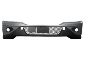 MZ-6980 DEFENSA FASCIA KW KENWORTH T680 NUEVA GENERACION 21-25 GRIS CON HOYO PARA FARO DE NIEBLA