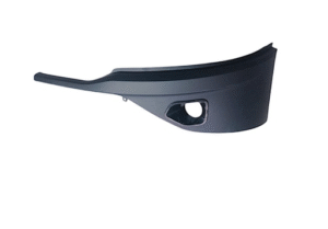 MZ-6981-01-L DEFENSA FASCIA KW KENWORTH T680 NUEVA GENERACION 21-25 GRIS CON HOYO PARA FARO DE NIEBLA IZQUIERDO LH