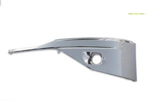 MZ-6981E-01-L DEFENSA FASCIA KW KENWORTH T680 NUEVA GENERACION 21-25 CROMADO CON HOYO PARA FARO DE NIEBLA IZQUIERDO LH