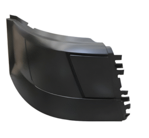 MZ-7281-01-R ALERON DEFENSA FASCIA LATERAL SIN HOYO PARA FARO DE NIEBLA VOLVO VNL VL 04-14 DERECHO RH