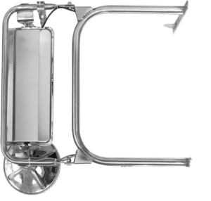 MZ-3301-R ESPEJO PETERBILT 377 357 359 385 375 379 281 351 330 348 80-04 SERIES DER RH ACERO INOX