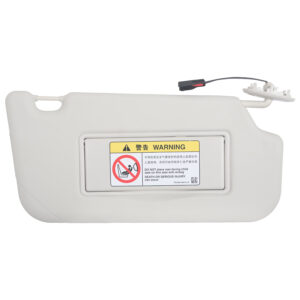 001-1219-14 VISERA FD FOCUS 12-18 1 PIEZA CON ESPEJO CON LUZ GRIS CLARO PLASTICO DELANTERA DER