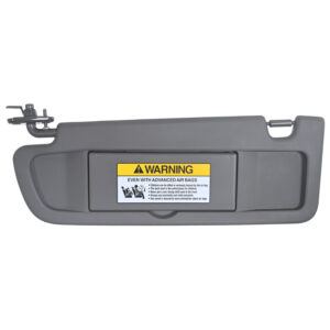 001-1302-25 VISERA HD CIVIC 06-11 1 PIEZA CON ESPEJO SIN LUZ GRIS OSCURO PLASTICO DELANTERA IZQ