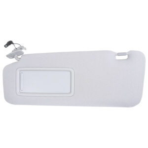 001-1909-01 VISERA MZ CX-9 10-15 1 PIEZA CON ESPEJO CON LUZ GRIS CLARO TELA DELANTERA IZQ