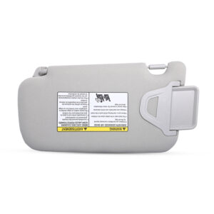 001-2316-18 VISERA NS SENTRA 13-19 1 PIEZA CON ESPEJO SIN LUZ GRIS CLARO TELA DELANTERA DER