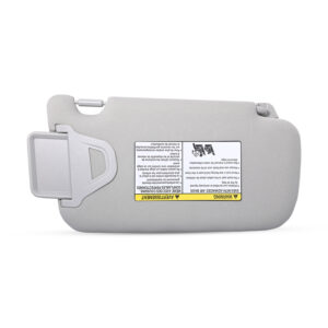 001-2316-19 VISERA NS SENTRA 13-19 1 PIEZA CON ESPEJO SIN LUZ GRIS CLARO TELA DELANTERA IZQ