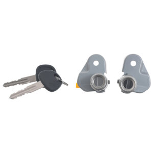 002-0920-01 CILINDRO DE PUERTA DG VERNA 04-06 METAL CROMO JUEGO CON LLAVES DELANTERA DER/IZQ