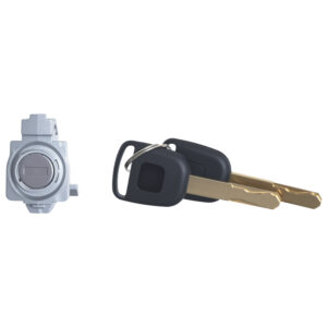 002-1303-15 CILINDRO DE PUERTA HD CR-V 12-16 METAL CROMO 1 PIEZA CON LLAVE DELANTERA IZQ